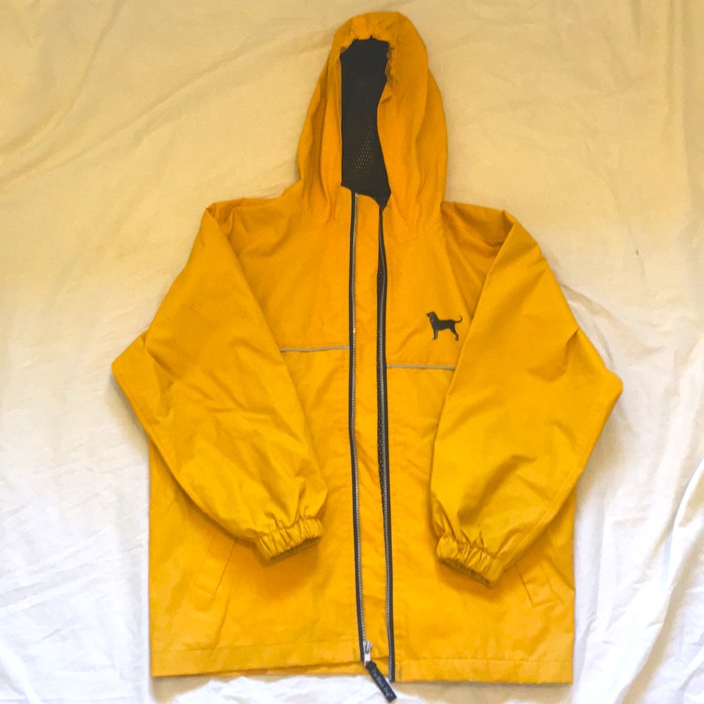 Yellow Raincoat Windbreaker Coat Dog Image